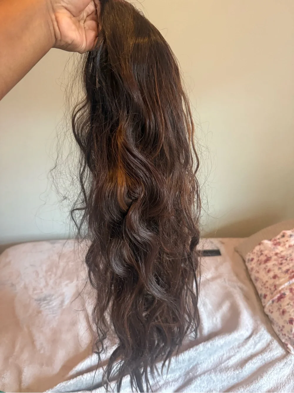 Long Wavy Dark Brown Hair Extensions – Brown Highlights